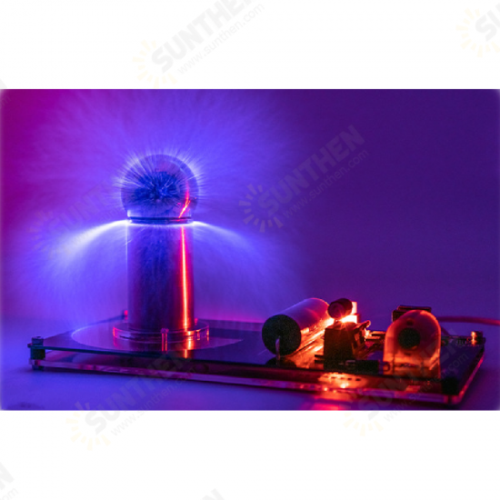 Arc Fountain Super Mini Artificial Flash Generator 5CM Tesla Coil Classic Spark Gap Tesla Coil Science Toys