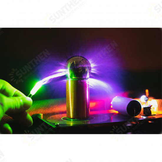 Arc Fountain Super Mini Artificial Flash Generator 5CM Tesla Coil Classic Spark Gap Tesla Coil Science Toys