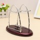 Arc-shaped Newton's Cradle Balance Ball Science Puzzle Fun Desk Toy Arc-shaped Newton's Cradle Balance Ball Science Puzzle Fun Desk Toy