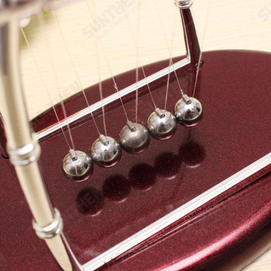 Arc-shaped Newton's Cradle Balance Ball Science Puzzle Fun Desk Toy Arc-shaped Newton's Cradle Balance Ball Science Puzzle Fun Desk Toy