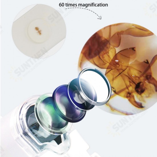 Micro-world Portable Magnifying Glass Set Science Experimental Observation Toy