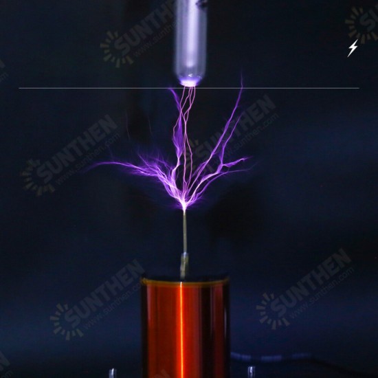 Double-E Type SSTC Tesla Coil Bluetooth Music Touchable Artificial Lightning Magnetic Storm Coil DIY Science Toy