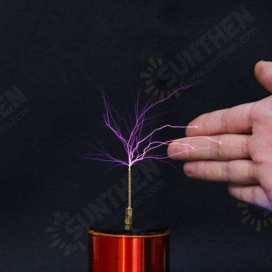 Double-E Type SSTC Tesla Coil Bluetooth Music Touchable Artificial Lightning Magnetic Storm Coil DIY Science Toy