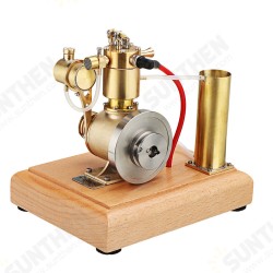 EM4 Gasoline Engine Model Stirling Water-cooled Cooling Structure With A Cooling Water Tank And A Circulating Gear Pump EM4 Gasoline Engine Model Stirling Water-cooled Cooling Structure With A Cooling Water Tank And A Circulating Gear Pump