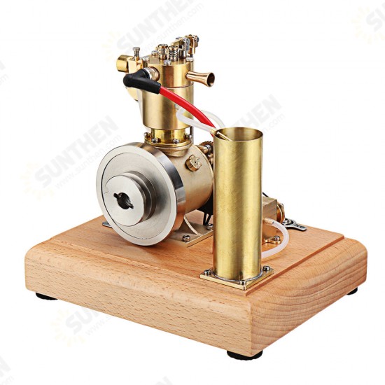 EM4 Gasoline Engine Model Stirling Water-cooled Cooling Structure With A Cooling Water Tank And A Circulating Gear Pump