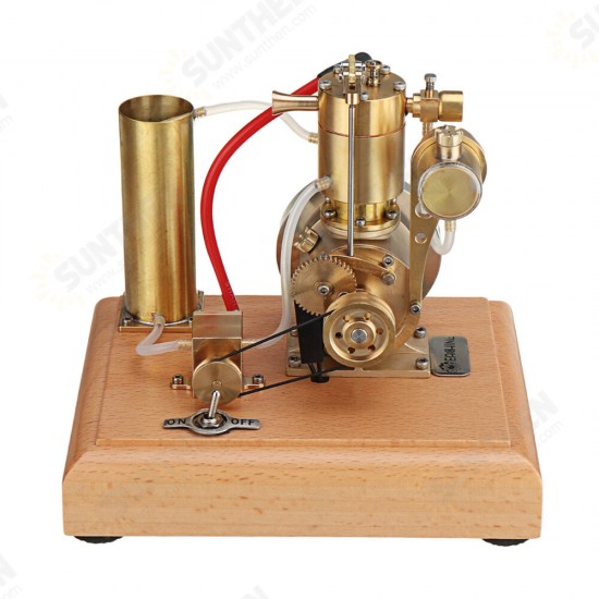 EM4 Gasoline Engine Model Stirling Water-cooled Cooling Structure With A Cooling Water Tank And A Circulating Gear Pump