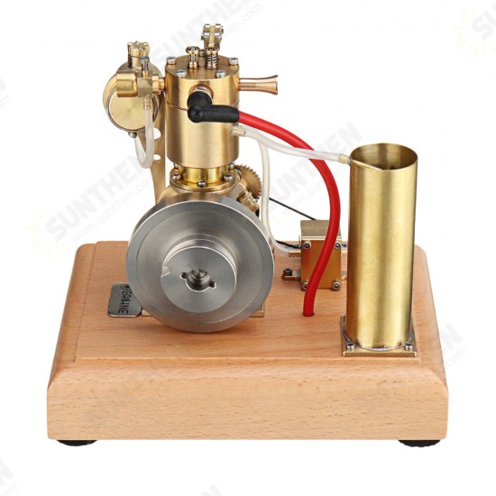 EM4 Gasoline Engine Model Stirling Water-cooled Cooling Structure With A Cooling Water Tank And A Circulating Gear Pump