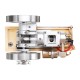 ET8 Horizontal Hit and Miss Complete Gas Adjustable Speed Double Valve Engine Model STEM Upgrade Engine Toys