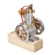 ETX Hit & Miss Gas Vertical Engine Stirling Engine Model Upgraded Version Water Cooling Cycle Engine Collection