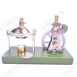 Enjomor Vertical Transparent Cylinder Steam Engine with UFO Hero's Engine Boiler Education Toy Gift for Adults & Kids Enjomor Vertical Transparent Cylinder Steam Engine with UFO Hero's Engine Boiler Education Toy Gift for Adults & Kids