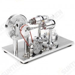 Hot Air Stirling Engine Model Electricity Power Generator Motor Toy Kits Gift Hot Air Stirling Engine Model Electricity Power Generator Motor Toy Kits Gift