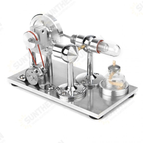 Hot Air Stirling Engine Model Electricity Power Generator Motor Toy Kits Gift