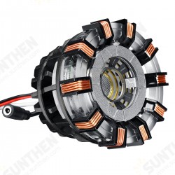 In Stock 1:1 Aluminum Alloy Arc Reactor DIY Model MK2 Led Light Mark Chest Tony Heart Lamp Light DIY Model Science Toy In Stock 1:1 Aluminum Alloy Arc Reactor DIY Model MK2 Led Light Mark Chest Tony Heart Lamp Light DIY Model Science Toy