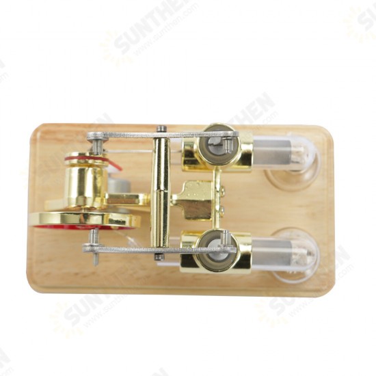 LL-008 Two-cylinder Balance Stirling Generator Model Science Experiment Toys