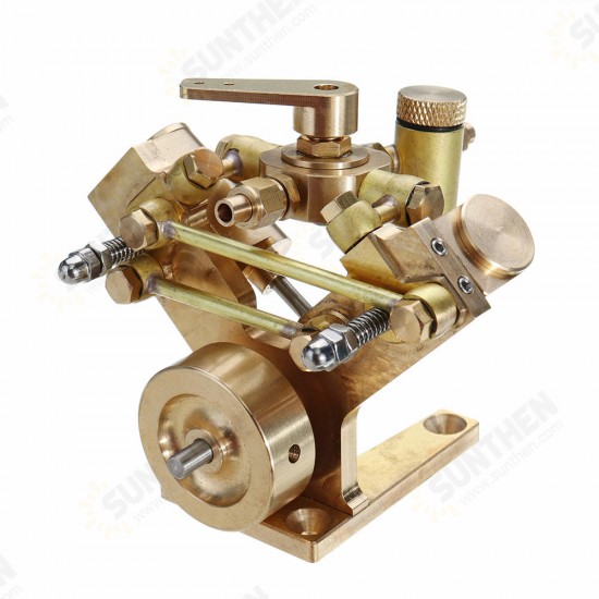 Microcosm Micro Scale M2B Twin Cylinder Marine Steam Engine Model Stirling Engine Gift Collection