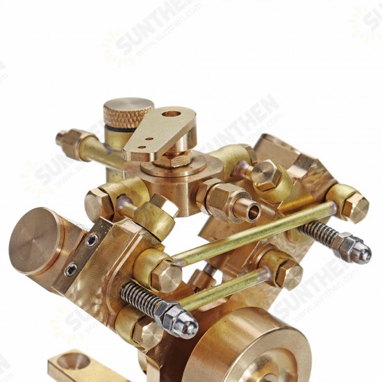 Microcosm Micro Scale M2B Twin Cylinder Marine Steam Engine Model Stirling Engine Gift Collection