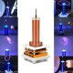 Music Tesla Coil Plasma Speaker Loudspeaker DC 24V 3A Wireless Transmission Sound Solid Power Kit With Acrylic Shell EU/US Power Plug