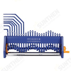 22015 Plastic Open Type Hand-cranked Wave Demonstration Vertical Horizontal Wave Demonstrator Experiment Model 22015 Plastic Open Type Hand-cranked Wave Demonstration Vertical Horizontal Wave Demonstrator Experiment Model