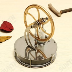 Alloy Low Temperature Difference Stirling Engine DIY Toy for Gift Collection Home Decor Alloy Low Temperature Difference Stirling Engine DIY Toy for Gift Collection Home Decor