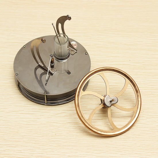 Alloy Low Temperature Difference Stirling Engine DIY Toy for Gift Collection Home Decor