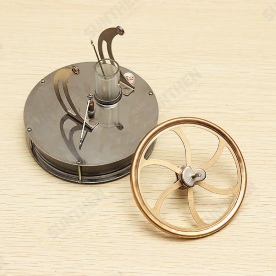 Alloy Low Temperature Difference Stirling Engine DIY Toy for Gift Collection Home Decor