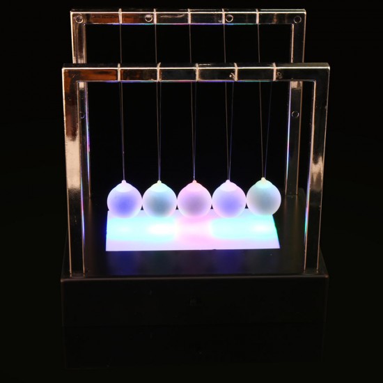 Nightlight 15cm Upgrade Cradle Steel Balance Ball Physics Pendulum Toys