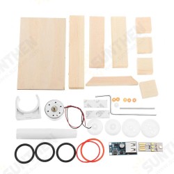Science Puzzle Little Wrench DIY Material Hand-cranked Generator Experimental Assembled Model Toys Science Puzzle Little Wrench DIY Material Hand-cranked Generator Experimental Assembled Model Toys