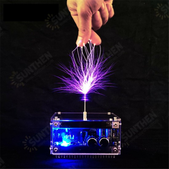 Long Arc And Bluetooth Music Dual Mode Music Tesla Coil Palm Flash Bluetooth Flash Length 10CM Science Toys