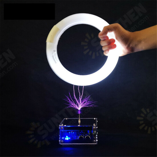 Long Arc And Bluetooth Music Dual Mode Music Tesla Coil Palm Flash Bluetooth Flash Length 10CM Science Toys