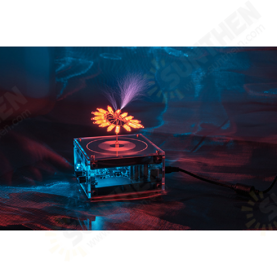 Long Arc And Bluetooth Music Dual Mode Music Tesla Coil Palm Flash Bluetooth Flash Length 10CM Science Toys