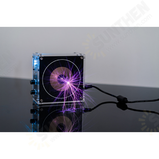 Long Arc And Bluetooth Music Dual Mode Music Tesla Coil Palm Flash Bluetooth Flash Length 10CM Science Toys