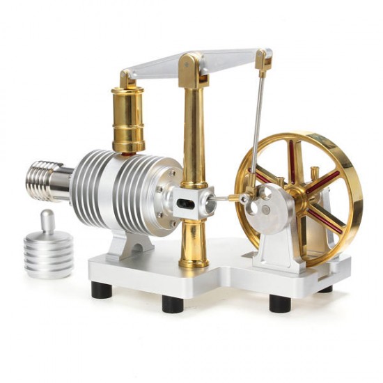 Enlarged Alloy Stirling Engine Hot Air Model Educational Science and Discovery Toys