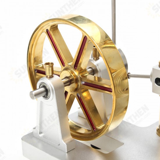 Enlarged Alloy Stirling Engine Hot Air Model Educational Science and Discovery Toys