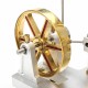 Enlarged Alloy Stirling Engine Hot Air Model Educational Science and Discovery Toys