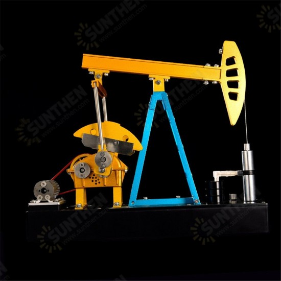 Assembly Pumping Unit Metal Assembly Model Simulation Puzzle Teaching DIY Toy Gift