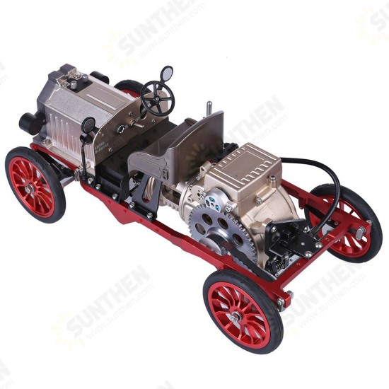 Assembly Vintage Classic Car Metal Mechanical Model Toy with Electric Engine Toys