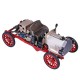 Assembly Vintage Classic Car Metal Mechanical Model Toy with Electric Engine Toys