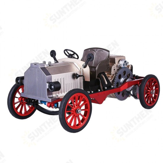 Assembly Vintage Classic Car Metal Mechanical Model Toy with Electric Engine Toys