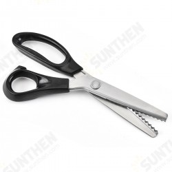 Circle Arc Tooth Scissor Leather Handicraft Fabric Sewing Shear Cutting ABS Circle Arc Tooth Scissor Leather Handicraft Fabric Sewing Shear Cutting ABS