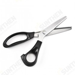 Circle Arc Tooth Scissor Leather Handicraft Fabric Sewing Shear Cutting ABS Circle Arc Tooth Scissor Leather Handicraft Fabric Sewing Shear Cutting ABS