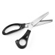 Circle Arc Tooth Scissor Leather Handicraft Fabric Sewing Shear Cutting ABS