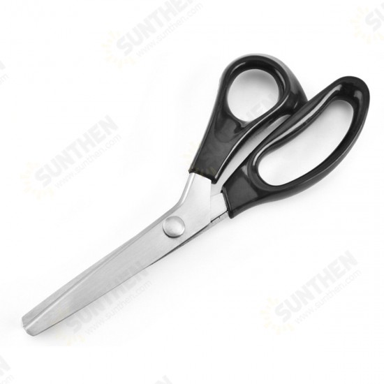 Circle Arc Tooth Scissor Leather Handicraft Fabric Sewing Shear Cutting ABS