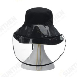Fisherman Hat Clear Mask Removable Protective Cap Anti-fog Full Face Outdoor Fisherman Hat Clear Mask Removable Protective Cap Anti-fog Full Face Outdoor