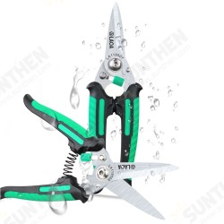 Multifunctional Scissors with safety Lock Stainless Shears Cutting Leather Wire cutters Household scissors Multifunctional Scissors with safety Lock Stainless Shears Cutting Leather Wire cutters Household scissors