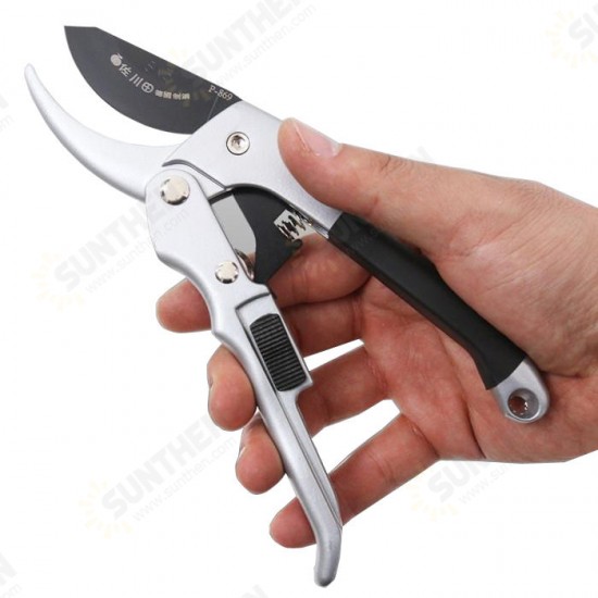 Power Drive Ratchet Anvil Fruit Tree Hand Pruning Shears Scissor Cutter Gardening Tools