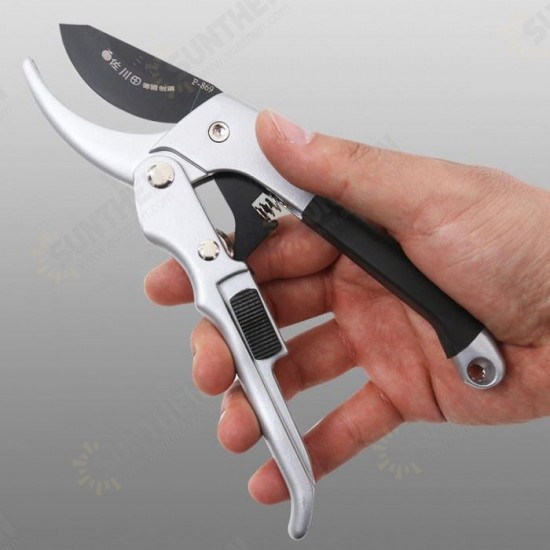 Power Drive Ratchet Anvil Fruit Tree Hand Pruning Shears Scissor Cutter Gardening Tools