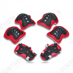 6Pcs Kid Roller Cycling Skating Skateboard Children Sports Protective Gear Elbow Knee Wrist Guards 6Pcs Kid Roller Cycling Skating Skateboard Children Sports Protective Gear Elbow Knee Wrist Guards