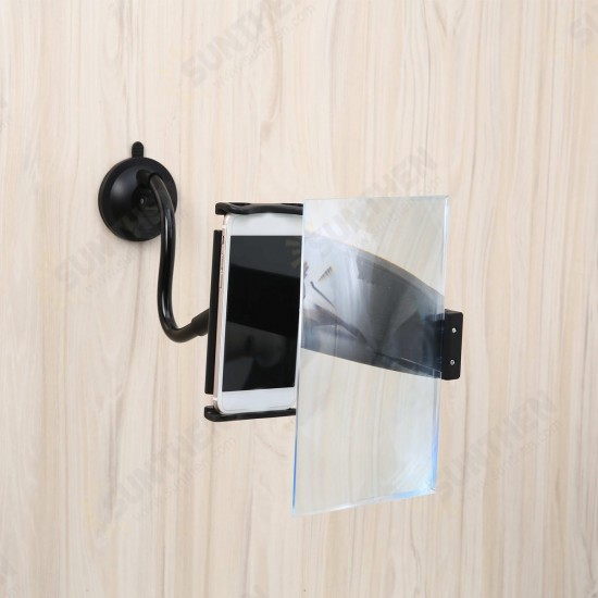 12inch Folding Mobile Phone Screen Magnifier Suction Cup 3D HD Screen Amplifier Stand Bracket