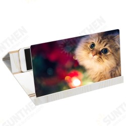 12 Inch 3D Stereoscopic Amplifying Magnifier Desktop Wood Bracket Phone Holder 12 Inch 3D Stereoscopic Amplifying Magnifier Desktop Wood Bracket Phone Holder