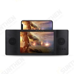 Foldable 12inch 3D Enlarged Mobile Phone HD Screen Magnifier Amplifier Stand FM TF Phone Holder Foldable 12inch 3D Enlarged Mobile Phone HD Screen Magnifier Amplifier Stand FM TF Phone Holder